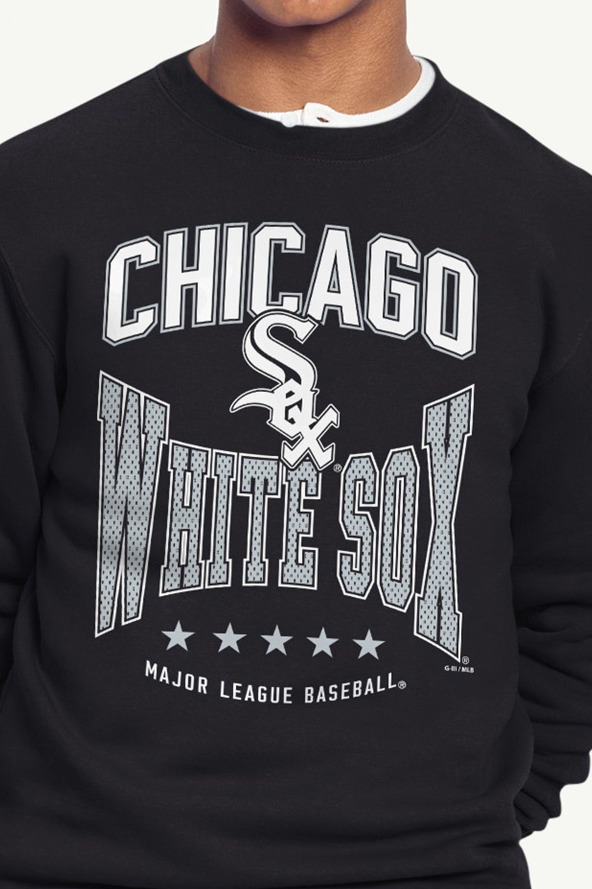 Starter MENS CHICAGO WHITE SOX CENTER SQUEEZE SWEATSHIRT