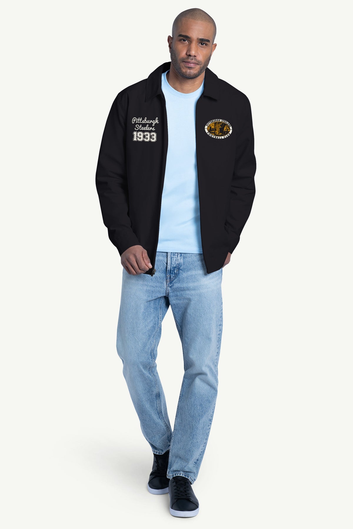 Starter MENS PITTSBURGH STEELERS FRANCHISE FULL ZIP JACKET