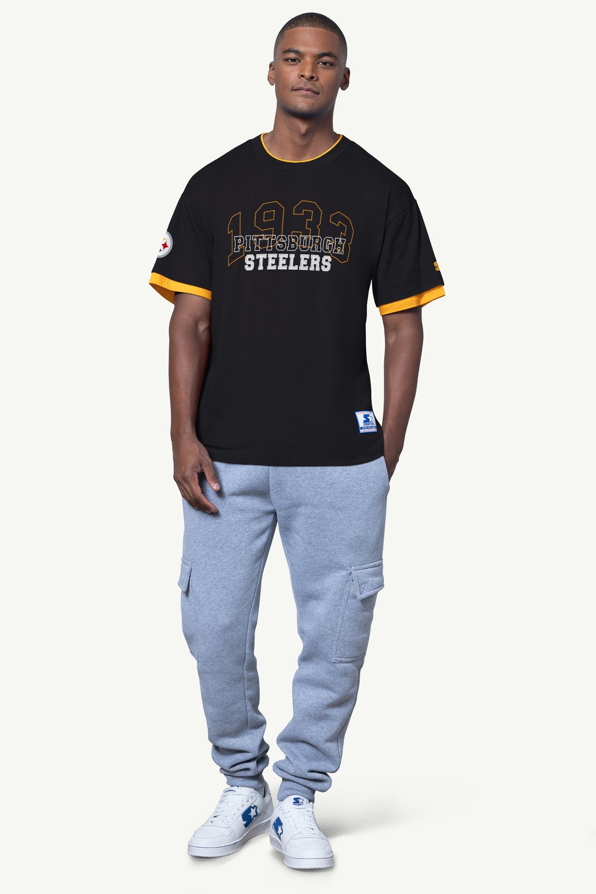 Starter MENS PITTSBURGH STEELERS SHORT SLEEVE T SHIRT