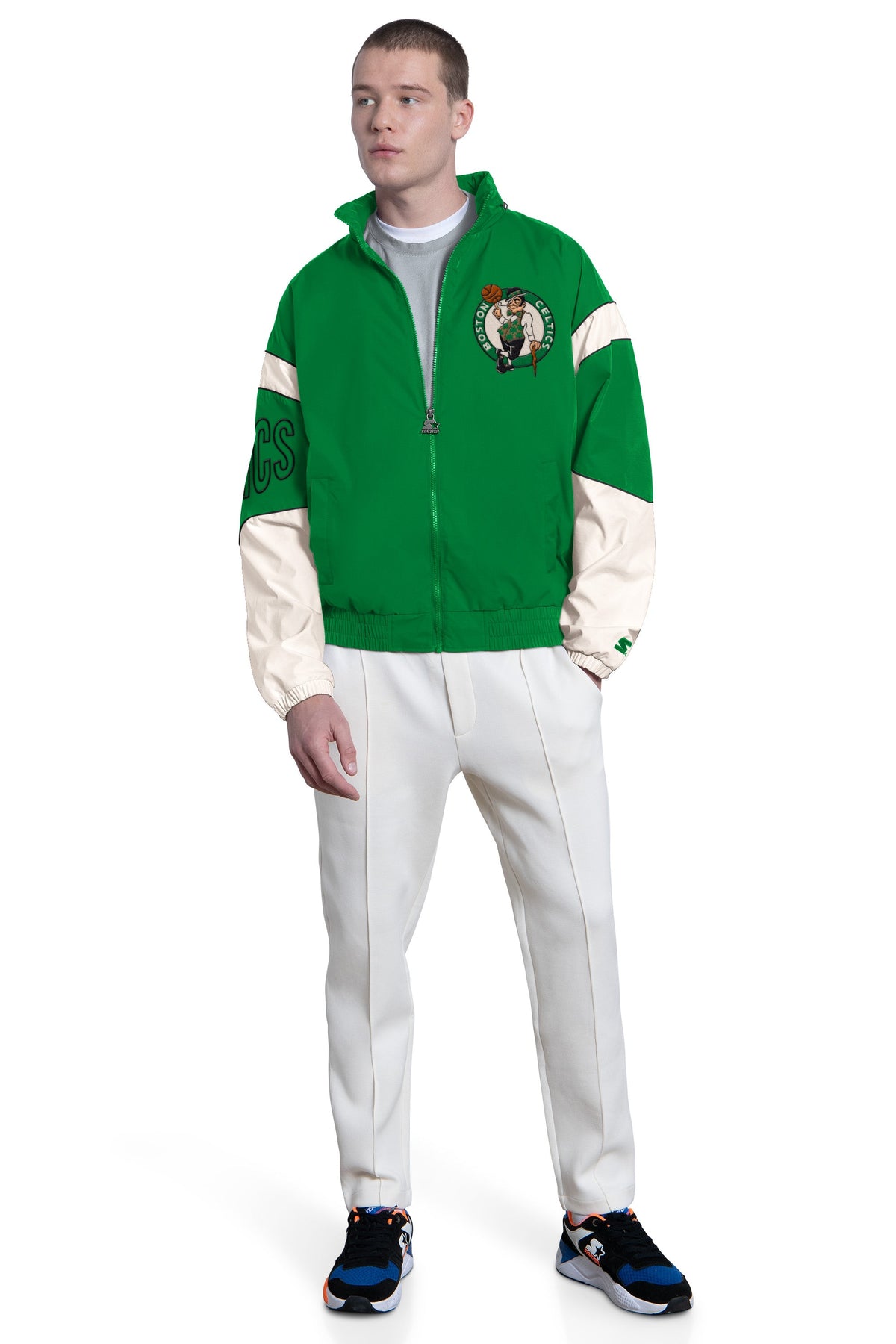 Starter MENS BOSTON CELTICS THE GUST FULL ZIP JACKET