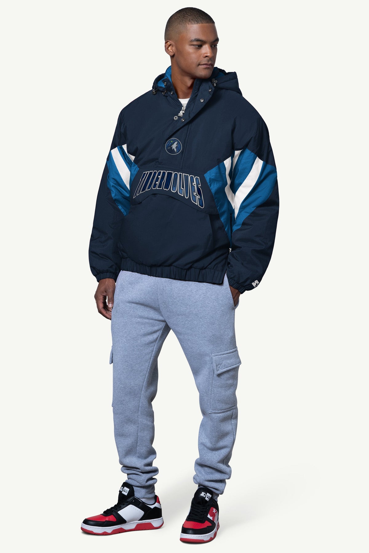 Starter MENS MINNESOTA TIMBERWOLVES CLASSIC BREAKAWAY JACKET