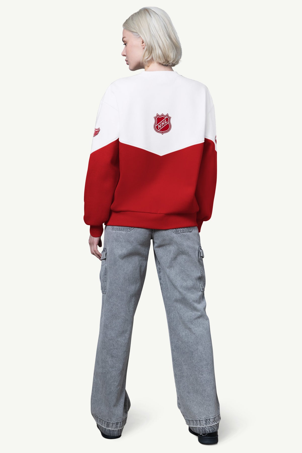 Starter WOMENS DETROIT RED WINGS CLUTCH HIT FLEECE
