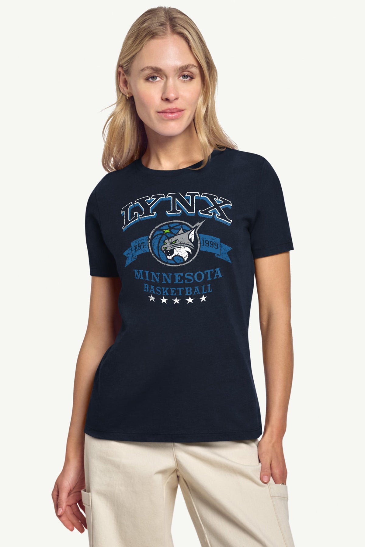 Starter WOMENS WNBA MINNESOTA LYNX BLEACHERS & BANNER T SHIRT