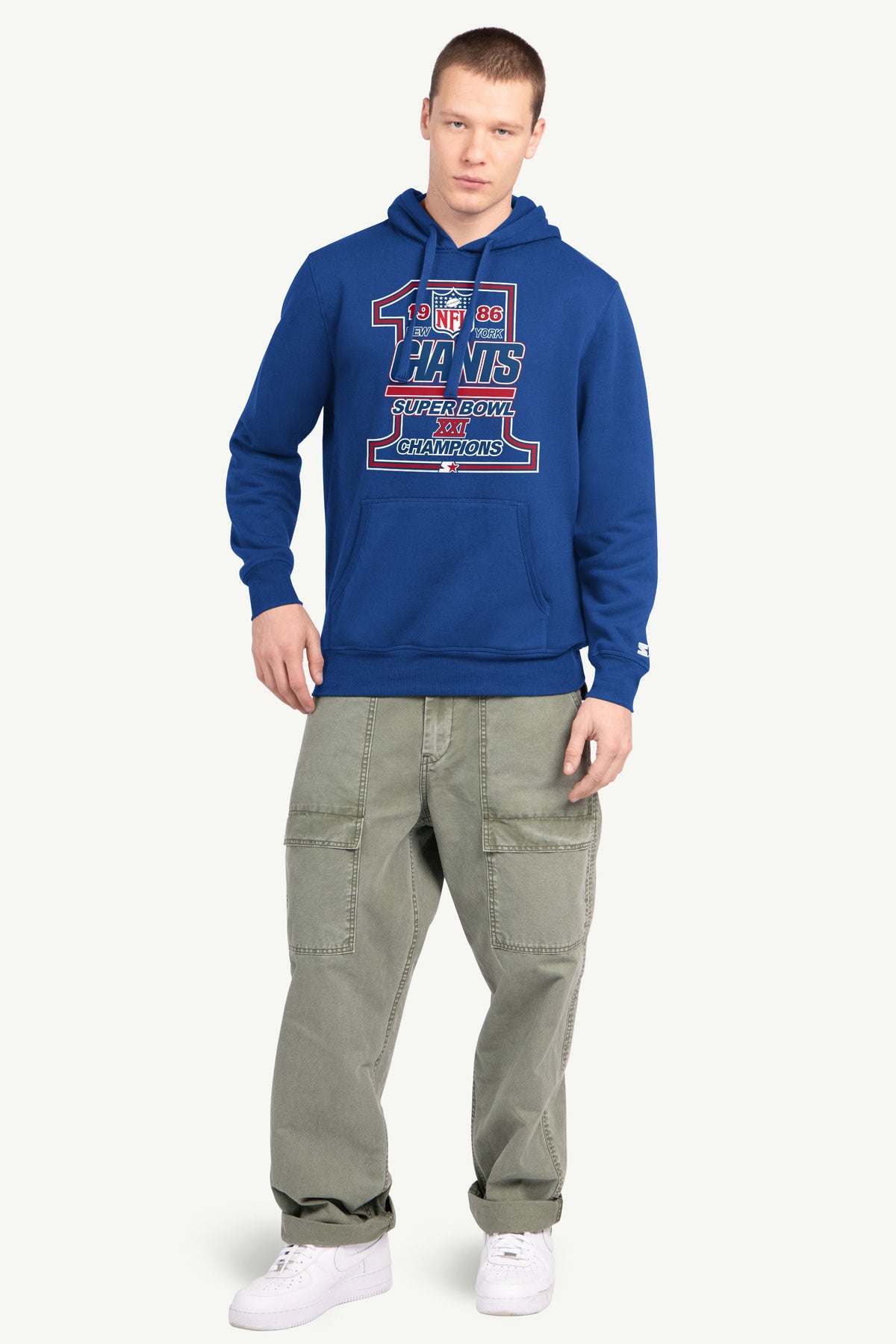 Starter MENS NEW YORK GIANTS 40TH ANNIVERSARY HOODIE