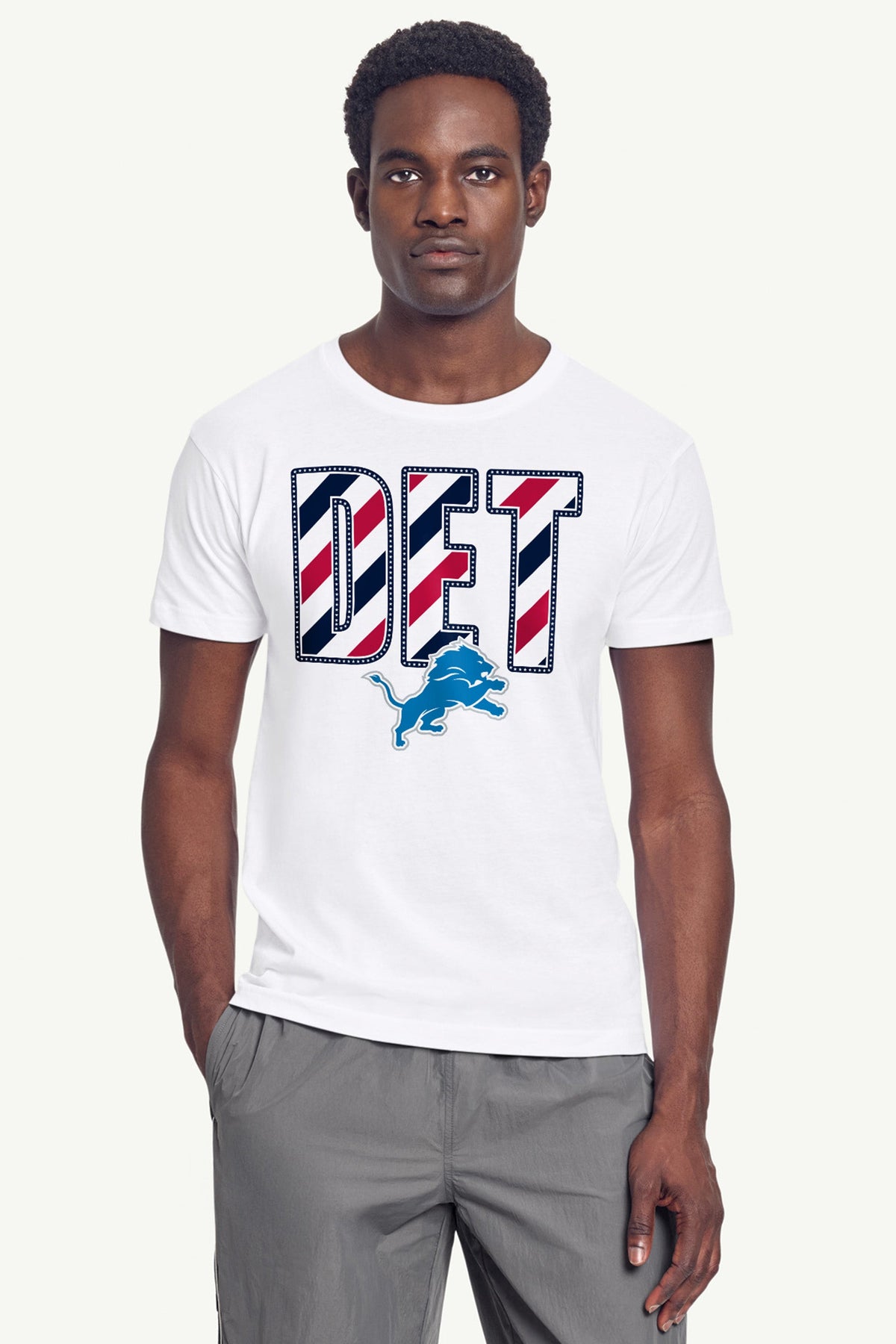 Starter MENS DETROIT LIONS STARS AND STRIPES T SHIRT