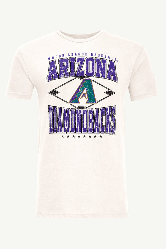 Starter MENS ARIZONA DIAMONDBACKS DISTRESSED COOPERSTOWN DIAMOND SHORT SLEEVE T SHIRT