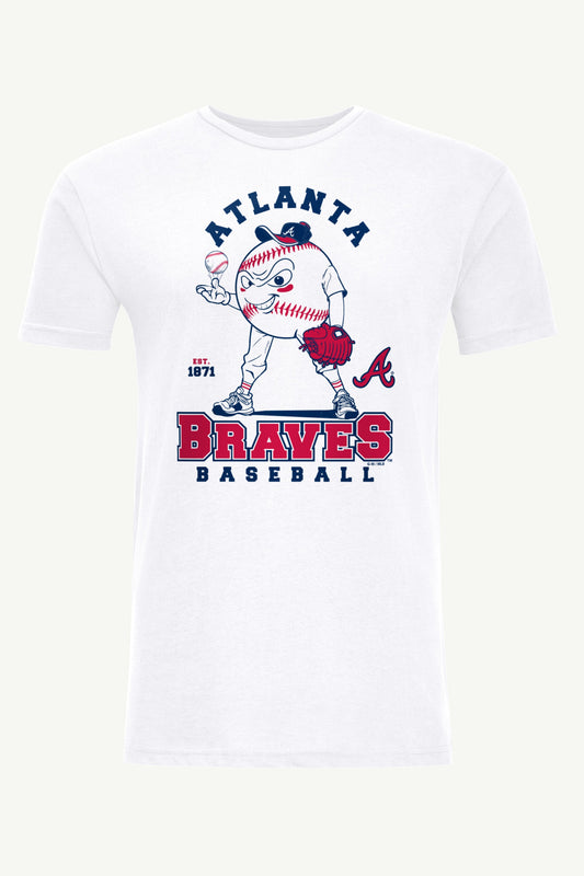 Starter MENS ATLANTA BRAVES BASEBALL CHARACTER SHORT SLEEVE T SHIRT