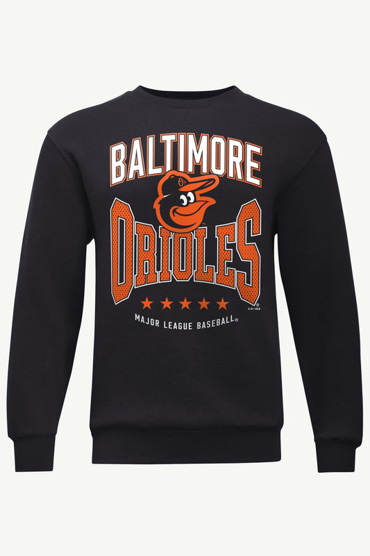 Starter MENS BALTIMORE ORIOLES CENTER SQUEEZE SWEATSHIRT