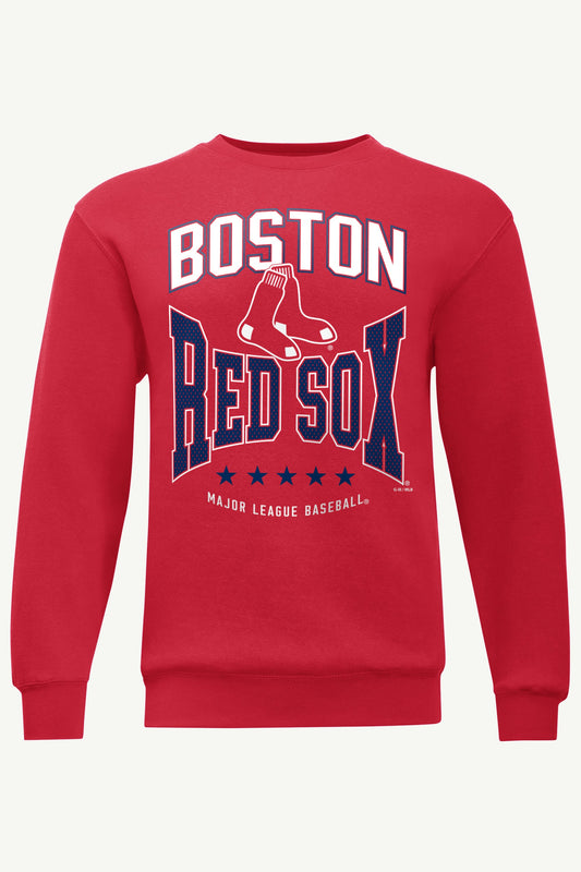 Starter MENS BOSTON RED SOX CENTER SQUEEZE SWEATSHIRT