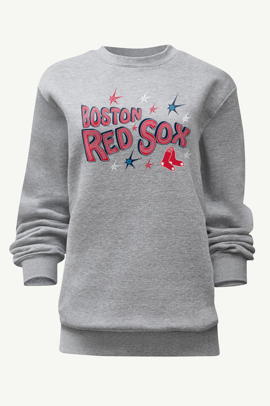 Starter WOMENS BOSTON RED SOX FIREWORKS SWEATSHIRT