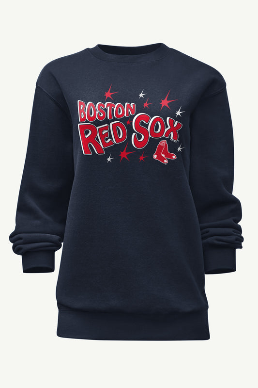 Starter WOMENS BOSTON RED SOX FIREWORKS SWEATSHIRT