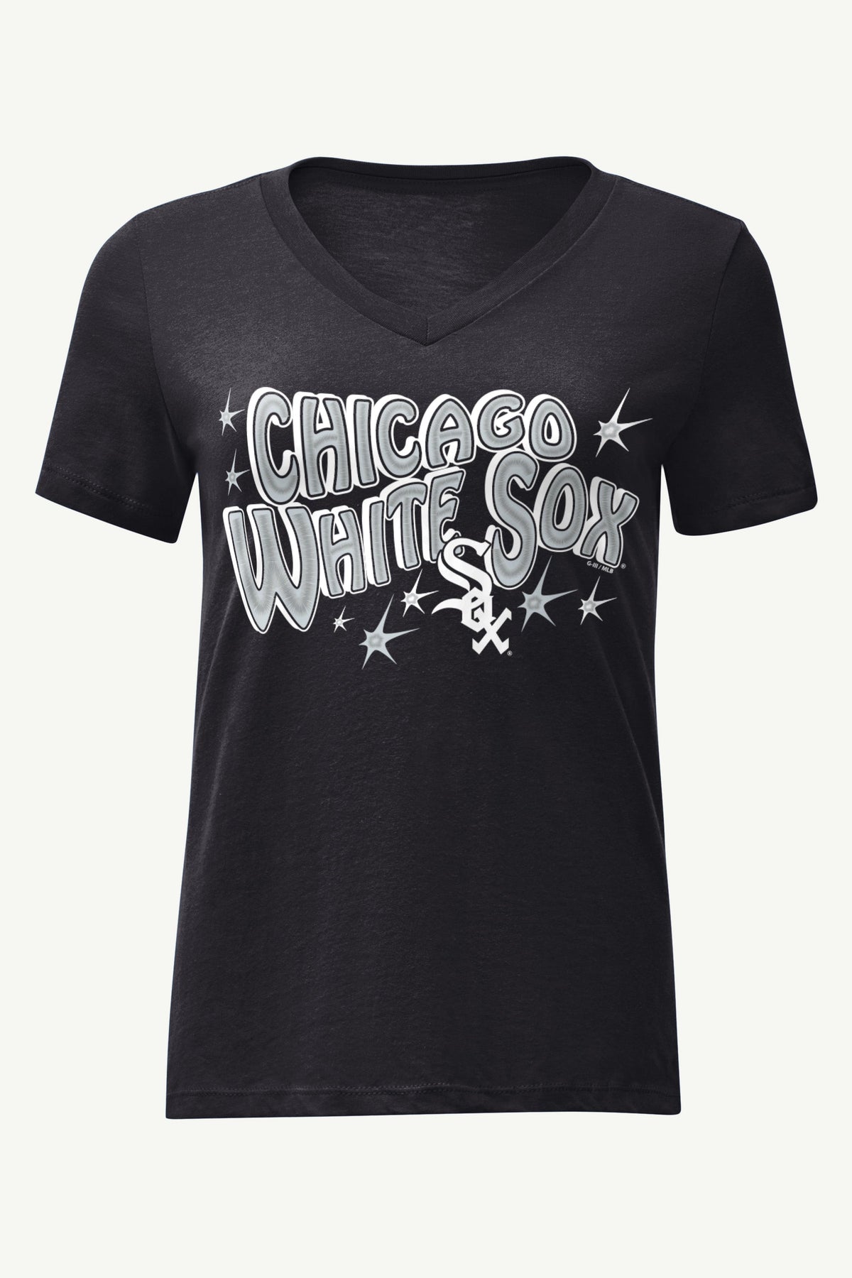 Starter WOMENS CHICAGO WHITE SOX FIREWORKS V NECK T SHIRT