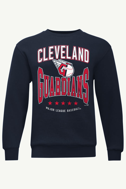 Starter MENS CLEVELAND GUARDIANS CENTER SQUEEZE SWEATSHIRT