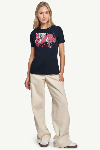 Starter WOMENS CLEVELAND GUARDIANS FIREWORKS T SHIRT