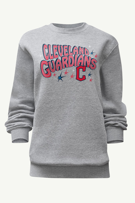 Starter WOMENS CLEVELAND GUARDIANS FIREWORKS SWEATSHIRT