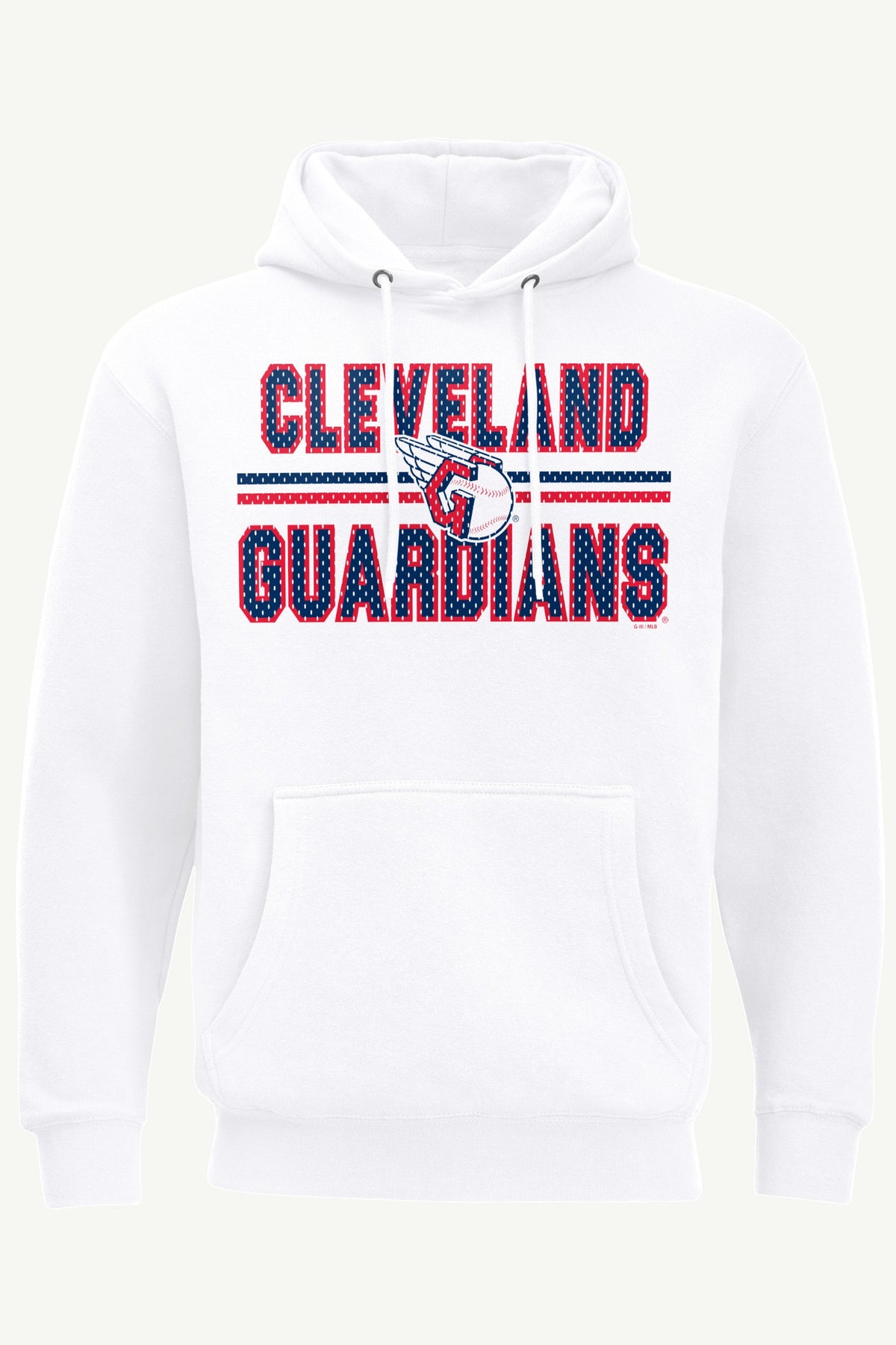 Starter MENS CLEVELAND GUARDIANS MESH LOOK HOODIE