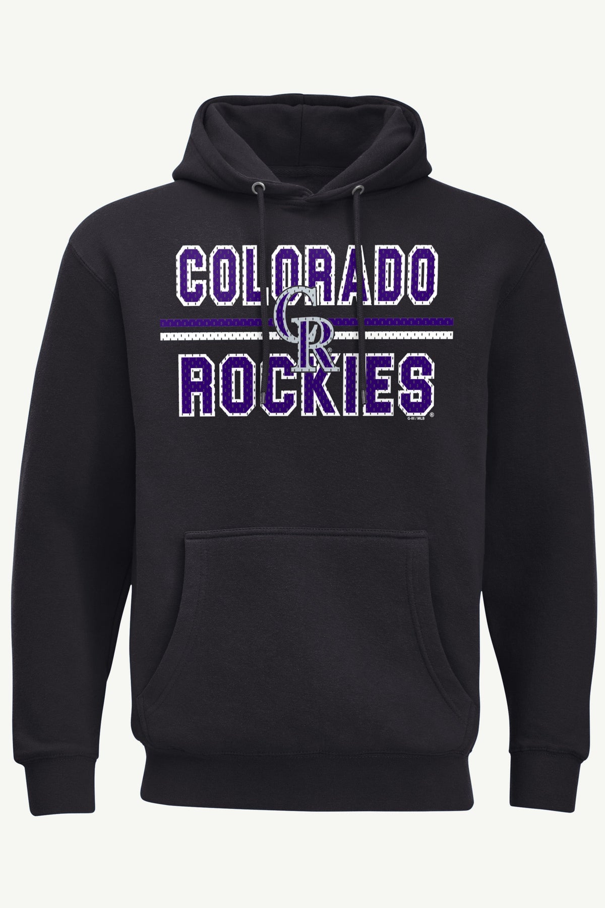 Starter MENS COLORADO ROCKIES MESH LOOK HOODIE