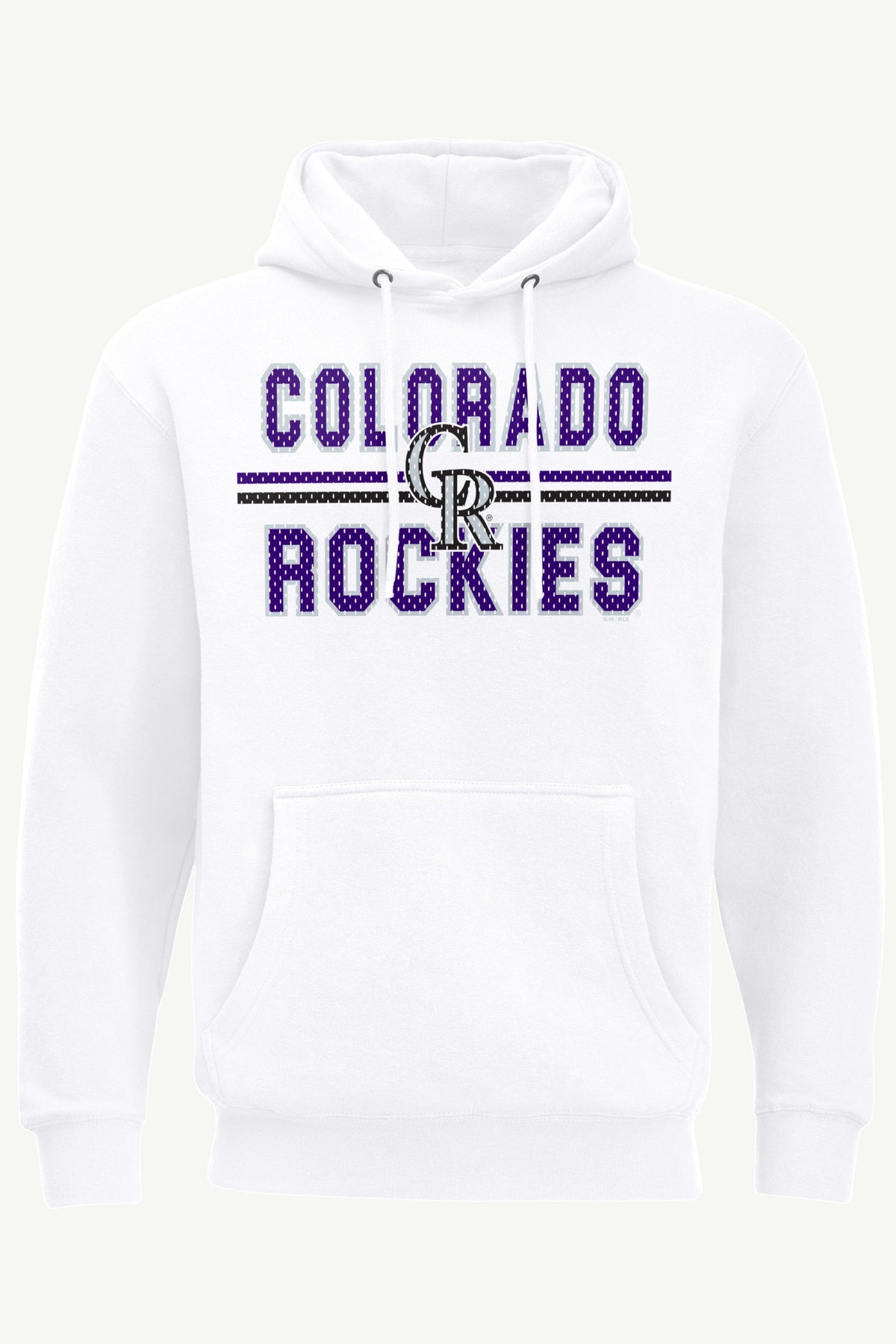 Starter MENS COLORADO ROCKIES MESH LOOK HOODIE