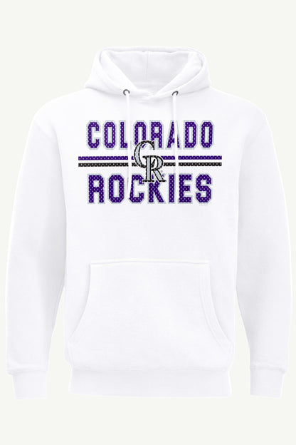 Starter MENS COLORADO ROCKIES MESH LOOK HOODIE