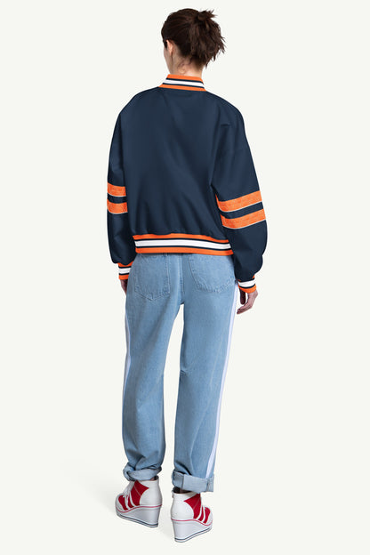 Starter WOMENS DETROIT TIGERS INTERCEPTION VARSITY JACKET