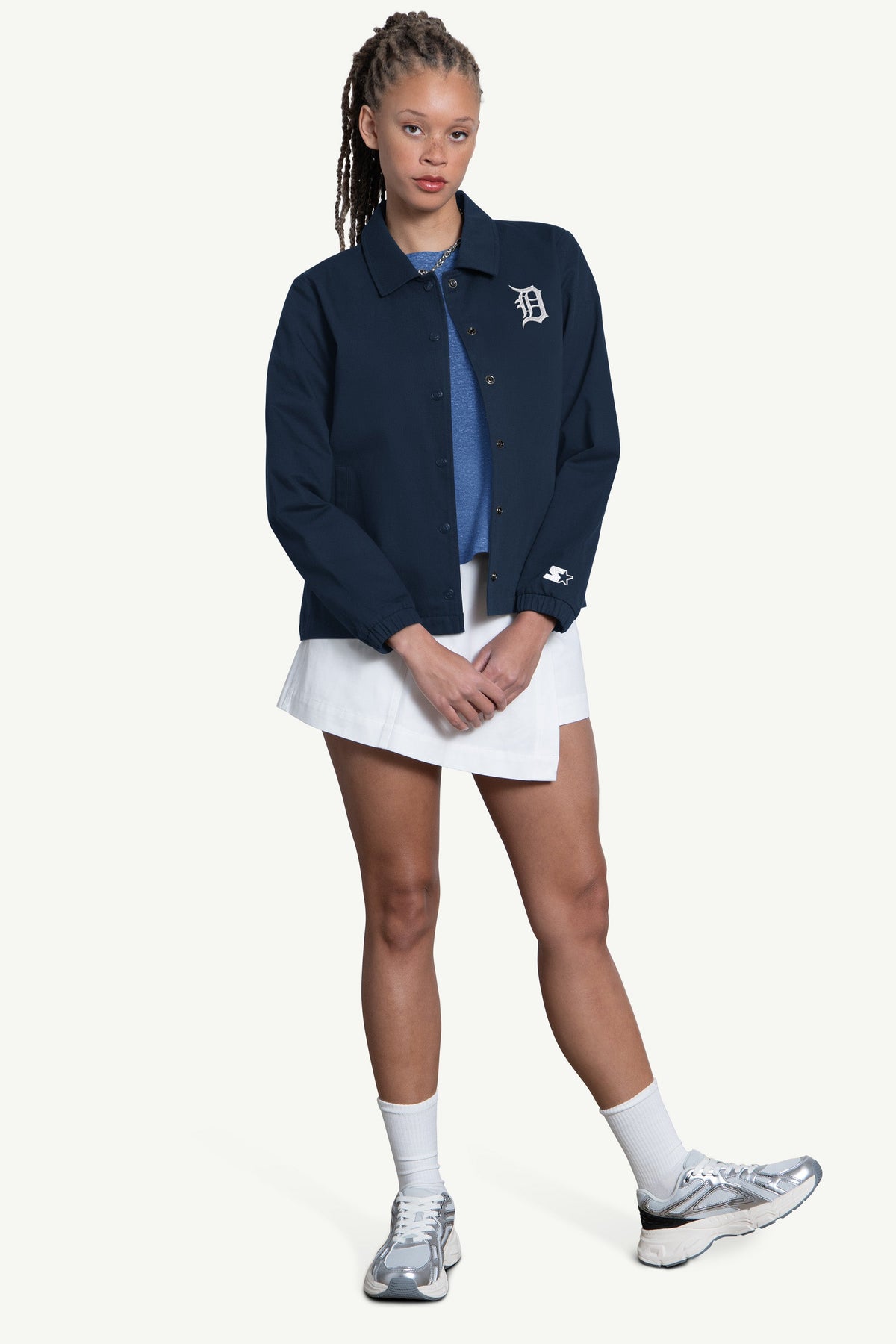 Starter WOMENS DETROIT TIGERS COACHES JACKET