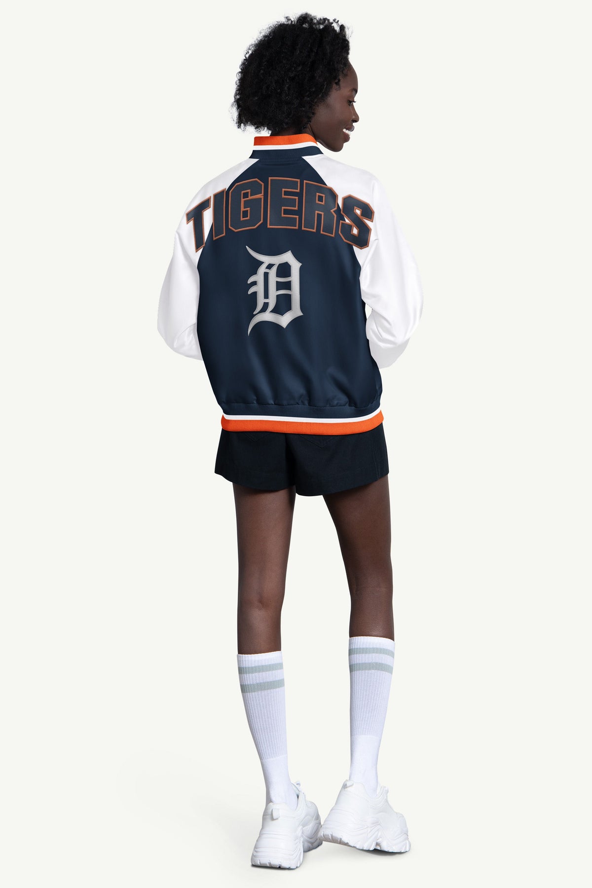 Starter WOMENS DETROIT TIGERS BLITZ VARSITY JACKET