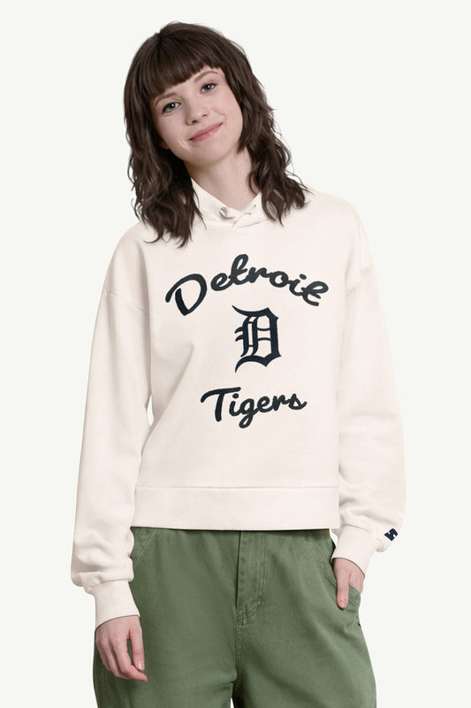 Starter WOMENS DETROIT TIGERS BASELINE HOODIE