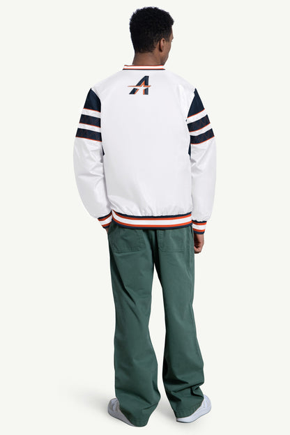 Starter MENS HOUSTON ASTROS ENFORCER V-NECK PULLOVER JACKET