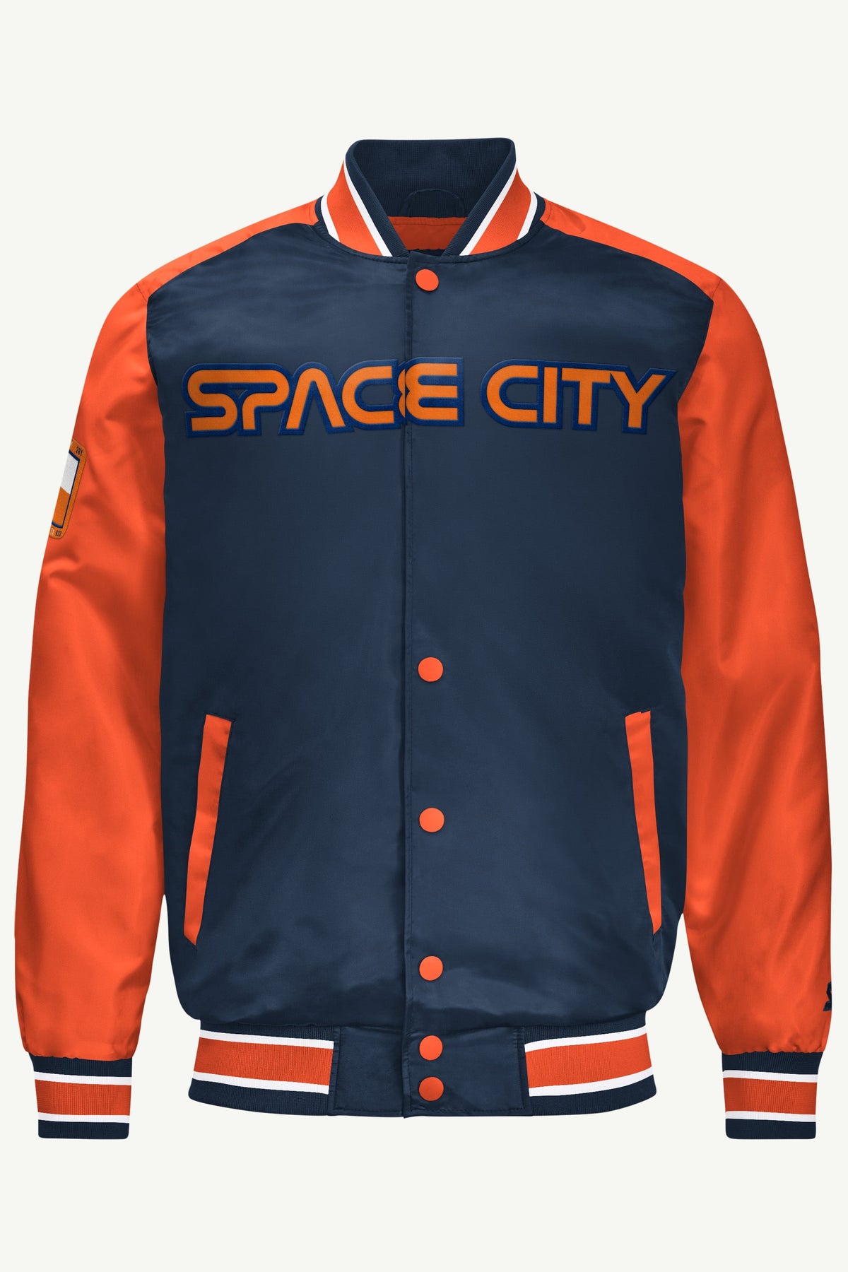 Starter MENS HOUSTON ASTROS SATIN VARSITY JACKET