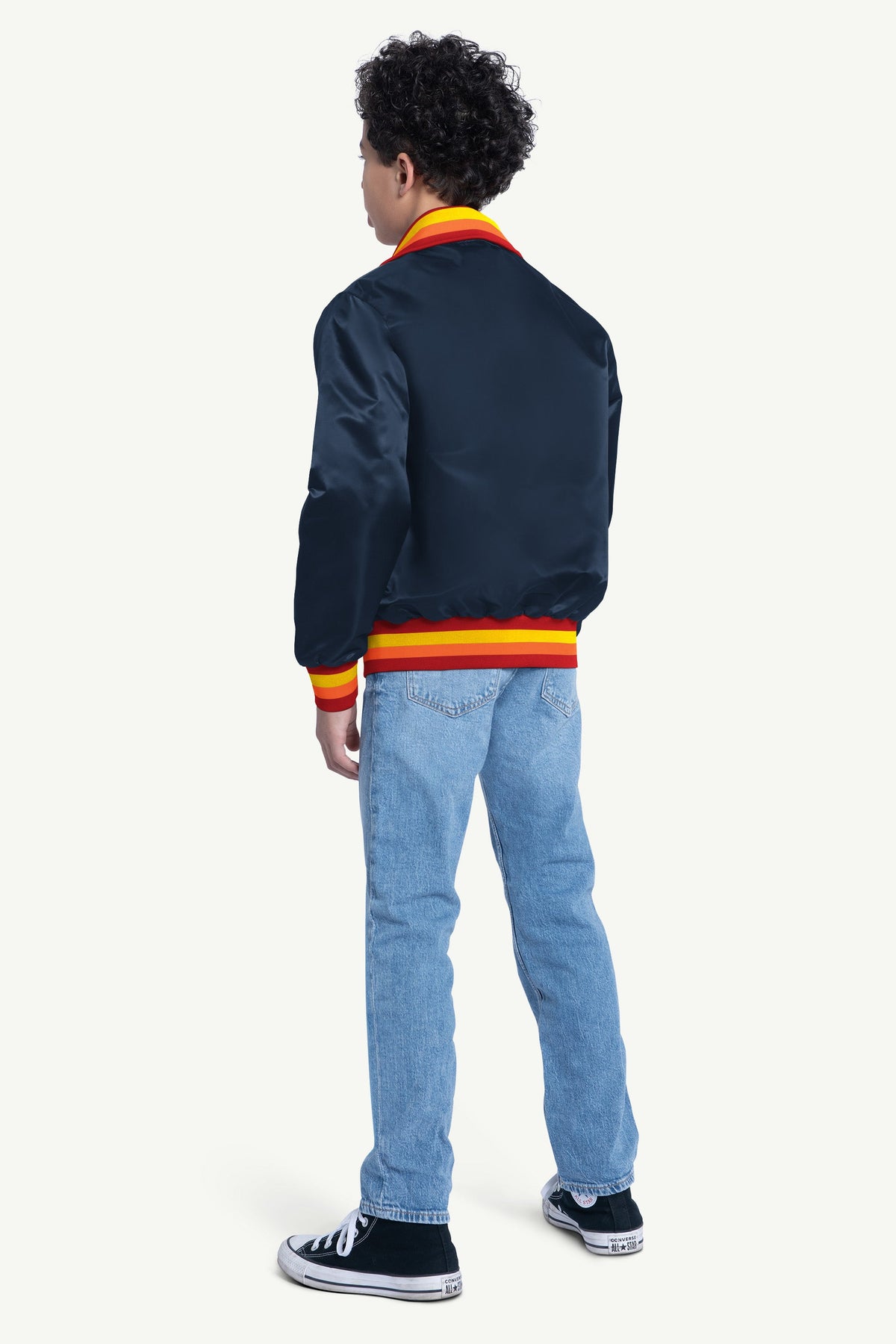 Starter YOUTH HOUSTON ASTROS CAPTAIN JR. VARSITY JACKET