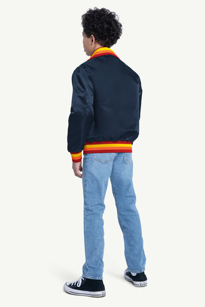 Starter YOUTH HOUSTON ASTROS CAPTAIN JR. VARSITY JACKET
