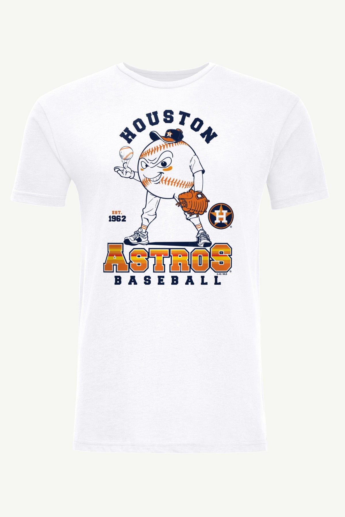 Starter MENS HOUSTON ASTROS BASEBALL CHARACTER SHORT SLEEVE T SHIRT