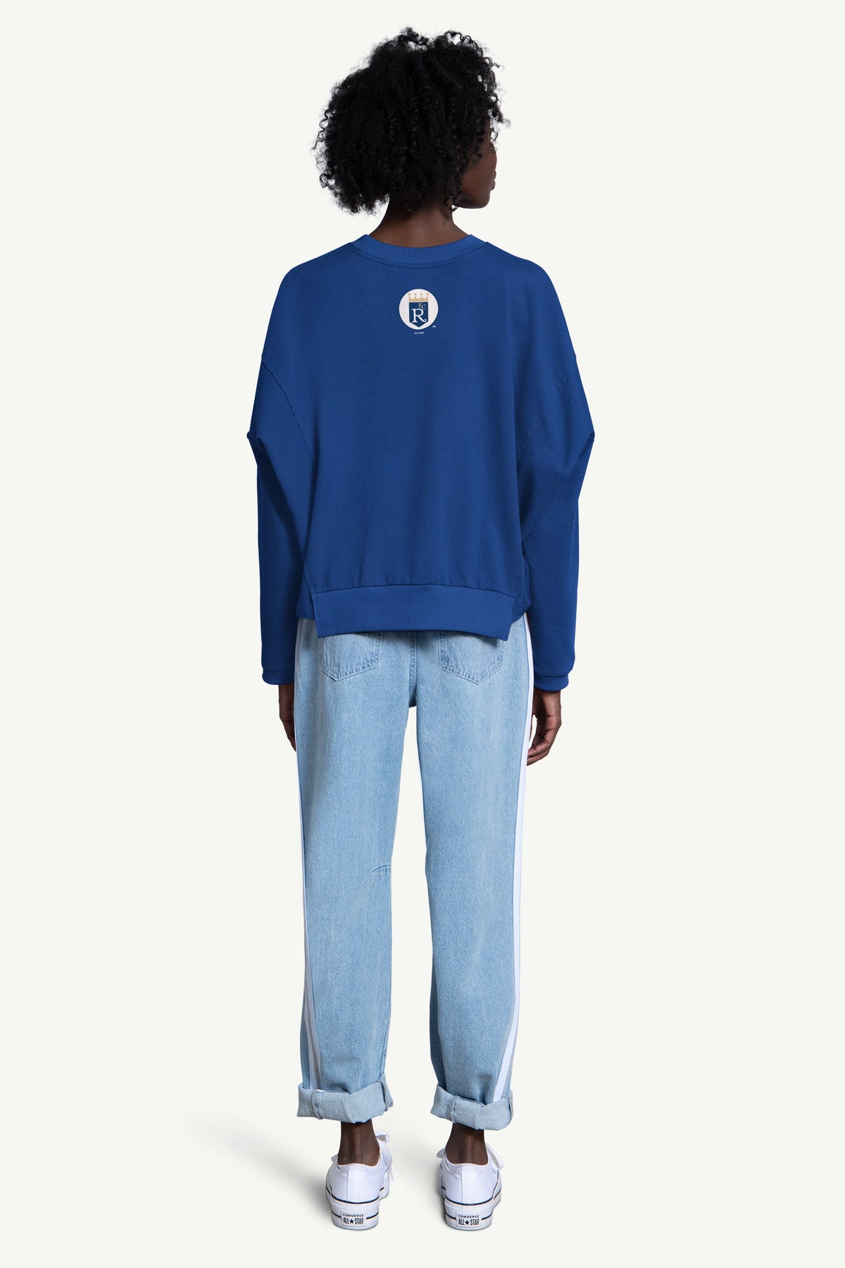 Starter WOMENS KANSAS CITY ROYALS CREW NECK SWEATSHIRT