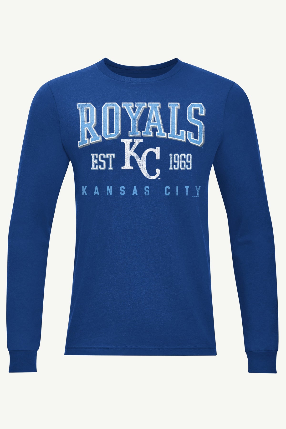 Starter MENS KANSAS CITY ROYALS RETRO LONG SLEEVE T SHIRT