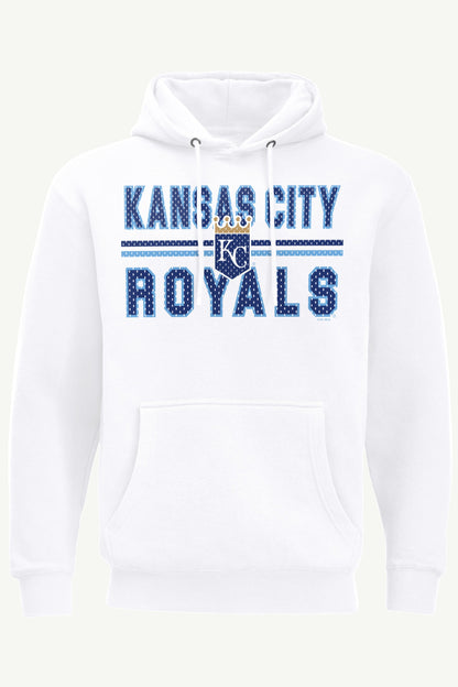 Starter MENS KANSAS CITY ROYALS MESH LOOK HOODIE