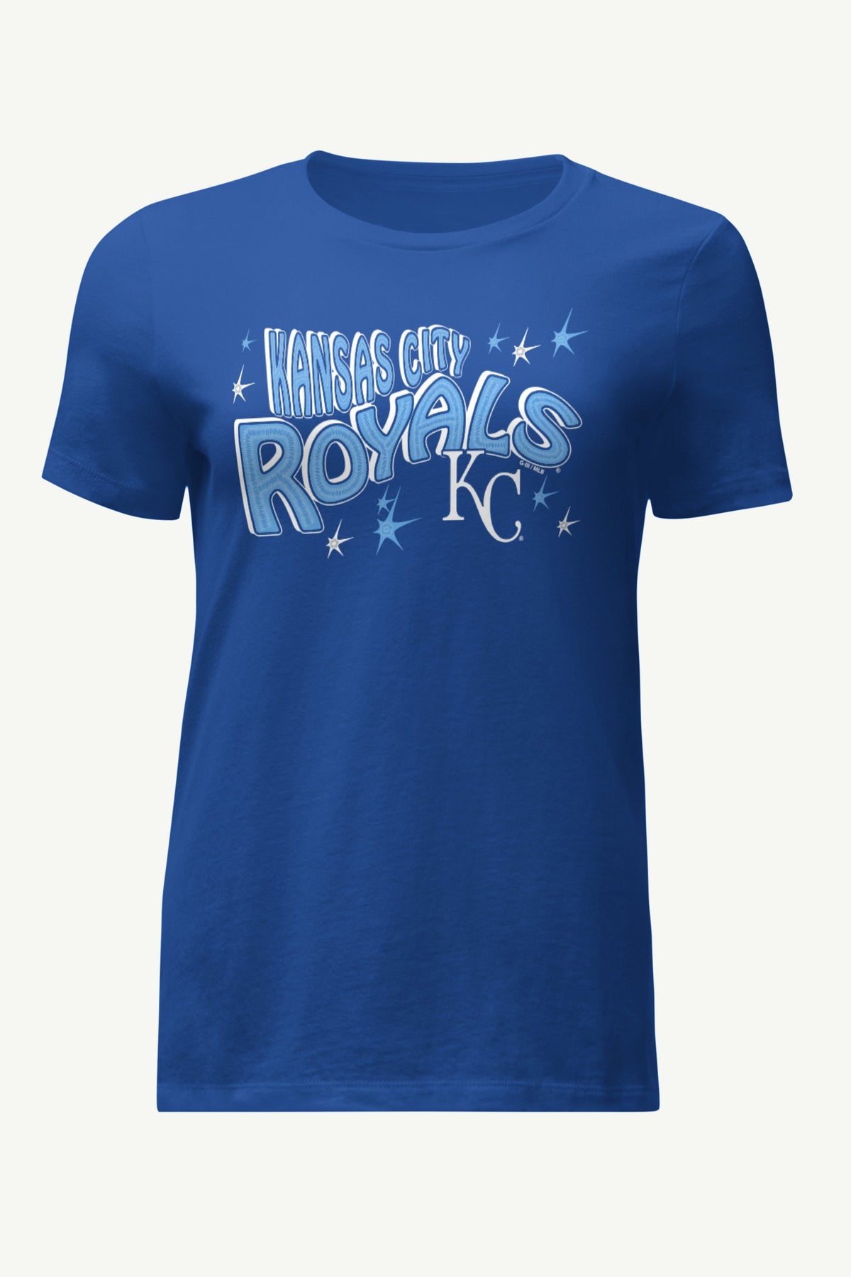 Starter WOMENS KANSAS CITY ROYALS FIREWORKS T SHIRT