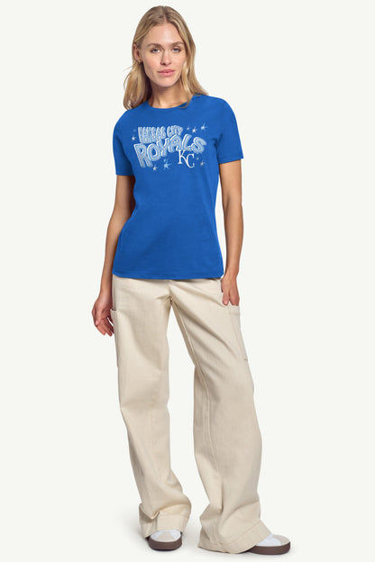 Starter WOMENS KANSAS CITY ROYALS FIREWORKS T SHIRT