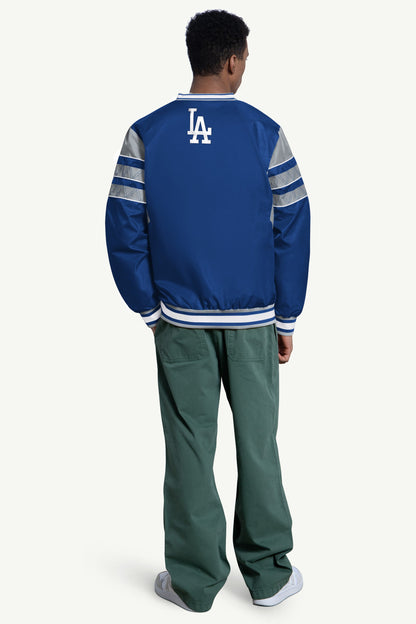 Starter MENS LOS ANGELES DODGERS ENFORCER V-NECK PULLOVER JACKET