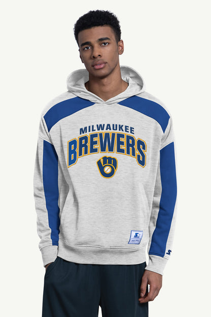 Starter MENS MILWAUKEE BREWERS PRO SET HOODIE