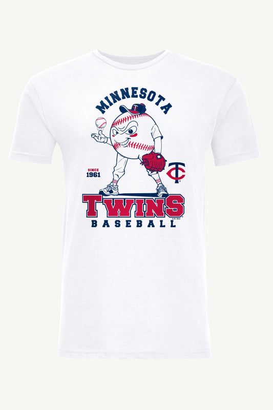 Starter MENS MINNESOTA TWINS BASEBALL CHARACTER SHORT SLEEVE T SHIRT