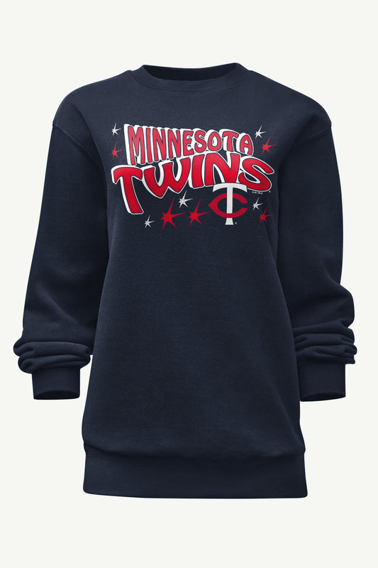 Starter WOMENS MINNESOTA TWINS FIREWORKS SWEATSHIRT