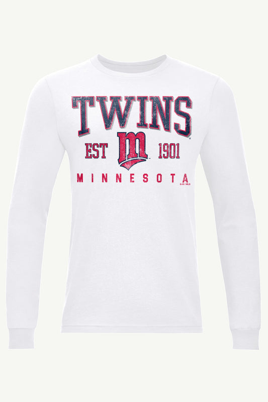 Starter MENS MINNESOTA TWINS RETRO LONG SLEEVE T SHIRT