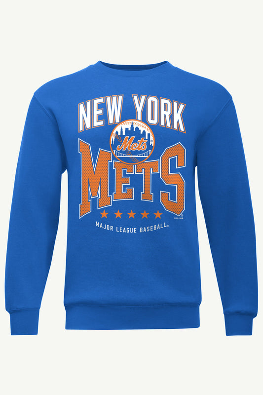 Starter MENS NEW YORK METS CENTER SQUEEZE SWEATSHIRT