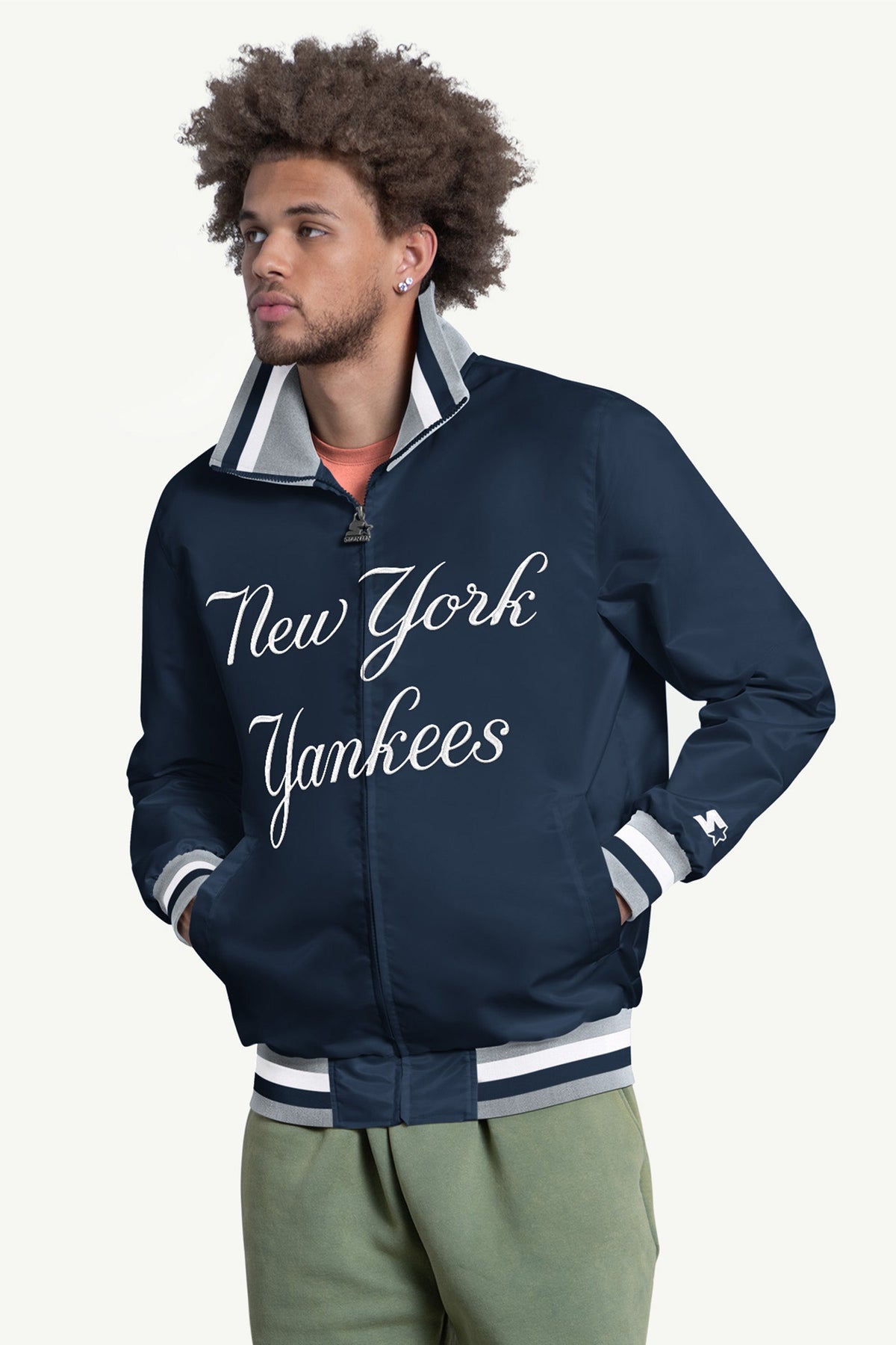Starter MENS NEW YORK YANKEES CAPTAIN VARSITY JACKET