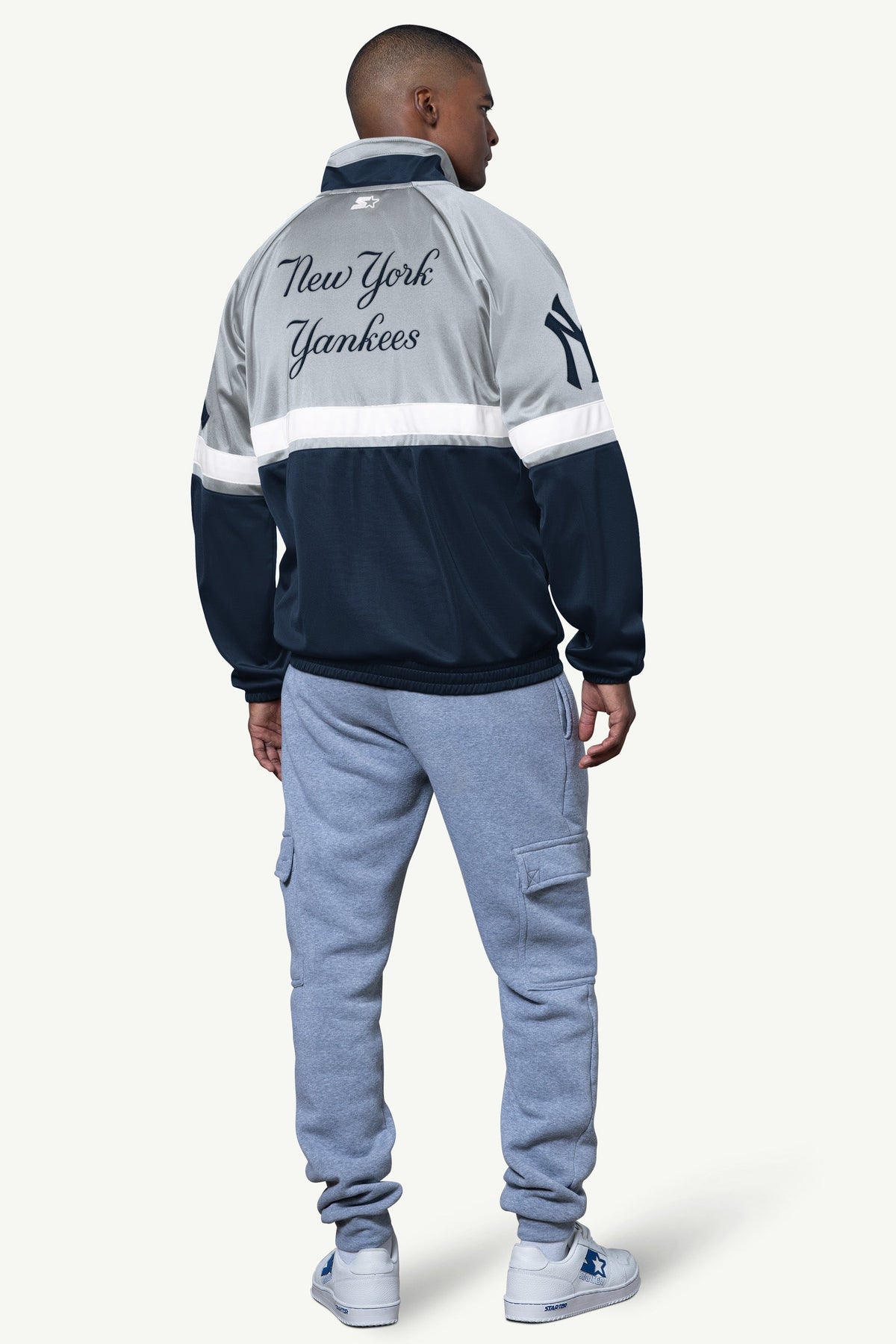 Starter MENS NEW YORK YANKEES VETERAN TRACK JACKET
