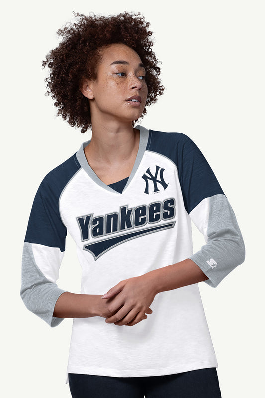 Starter WOMENS NEW YORK YANKEES RAGLAN SLEEVE TOP