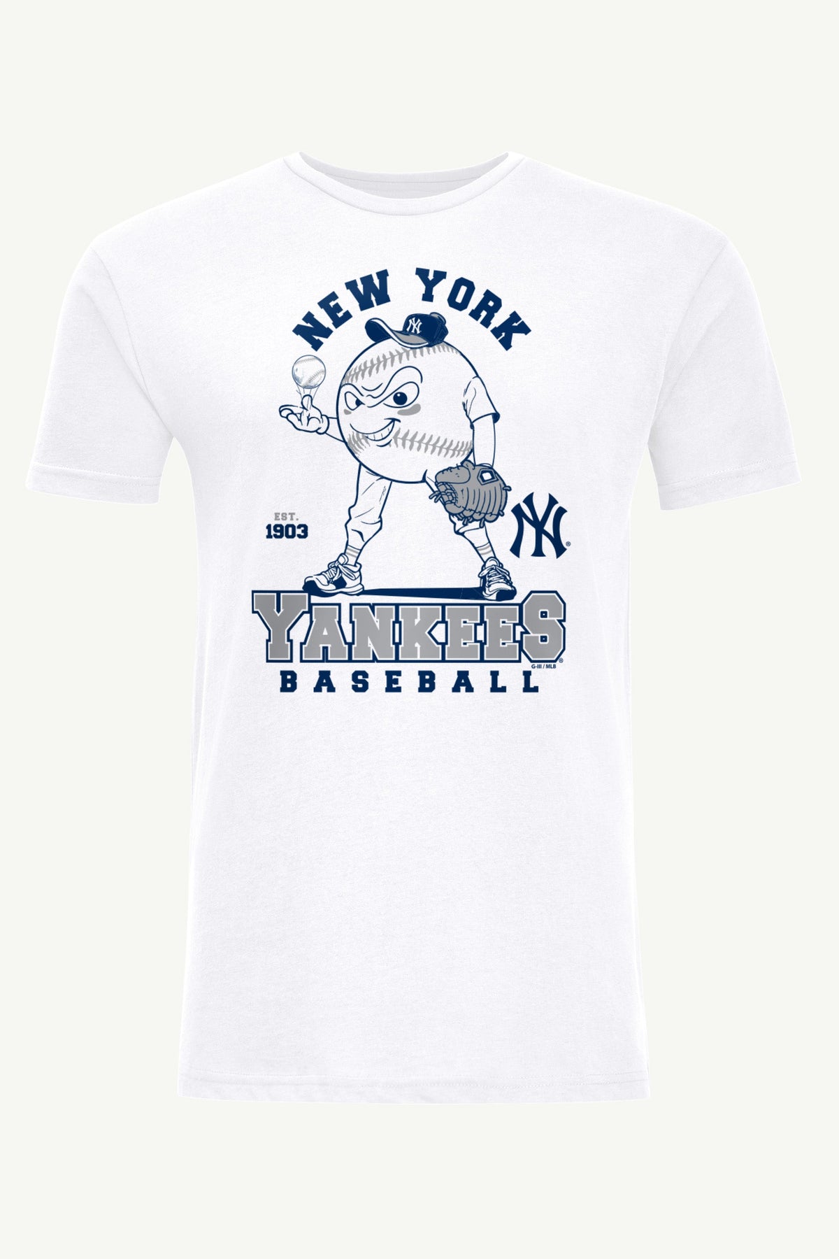 Starter MENS NEW YORK YANKEES BASEBALL CHARACTER SHORT SLEEVE T SHIRT