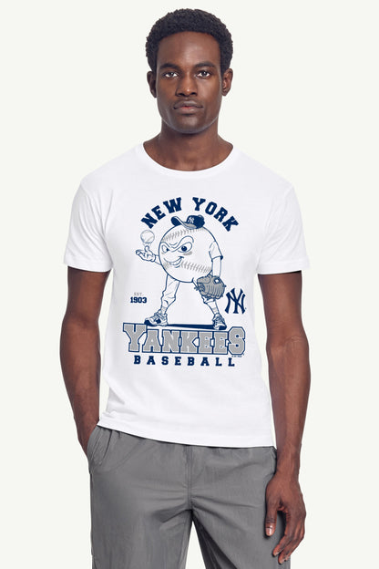 Starter MENS NEW YORK YANKEES BASEBALL CHARACTER SHORT SLEEVE T SHIRT