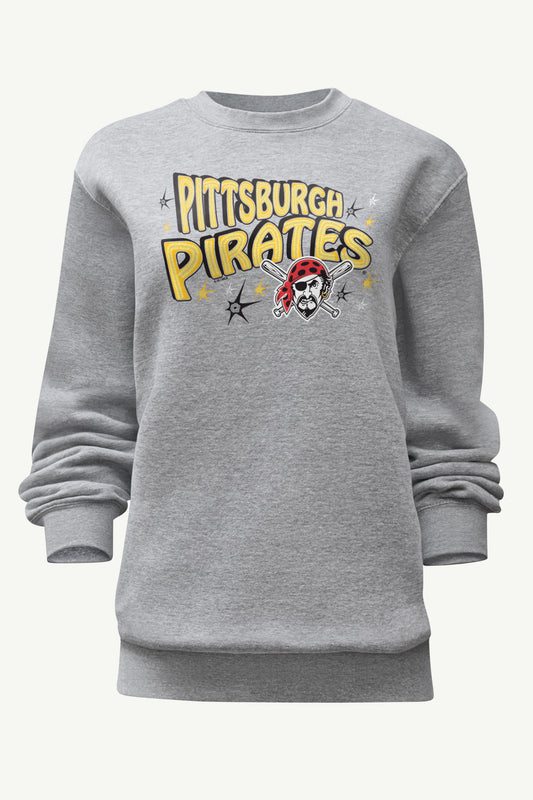 Starter WOMENS PITTSBURGH PIRATES FIREWORKS SWEATSHIRT