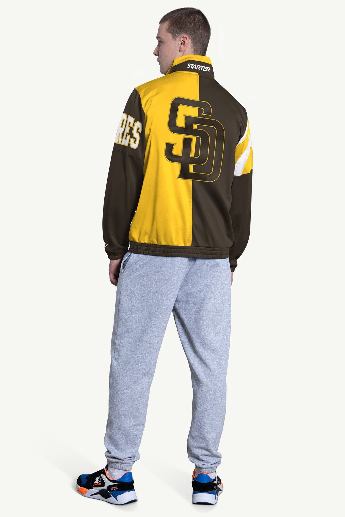 Starter MENS SAN DIEGO PADRES HERITAGE TRACK JACKET